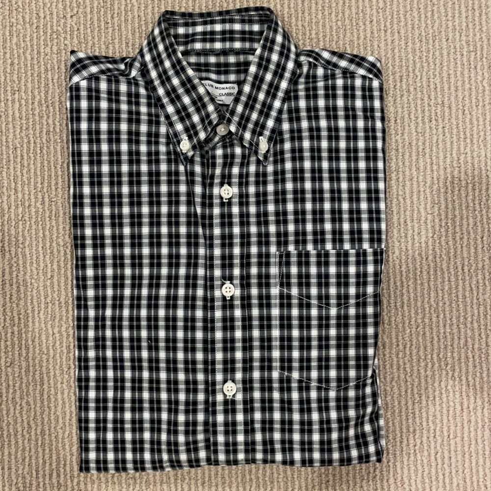 Club Monica Checked Black & White Size XS